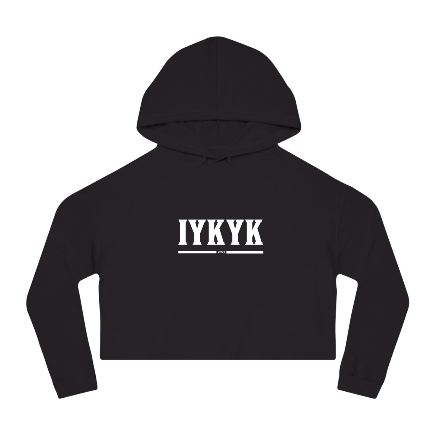 If you know you know Cropped Hooded Sweatshirt