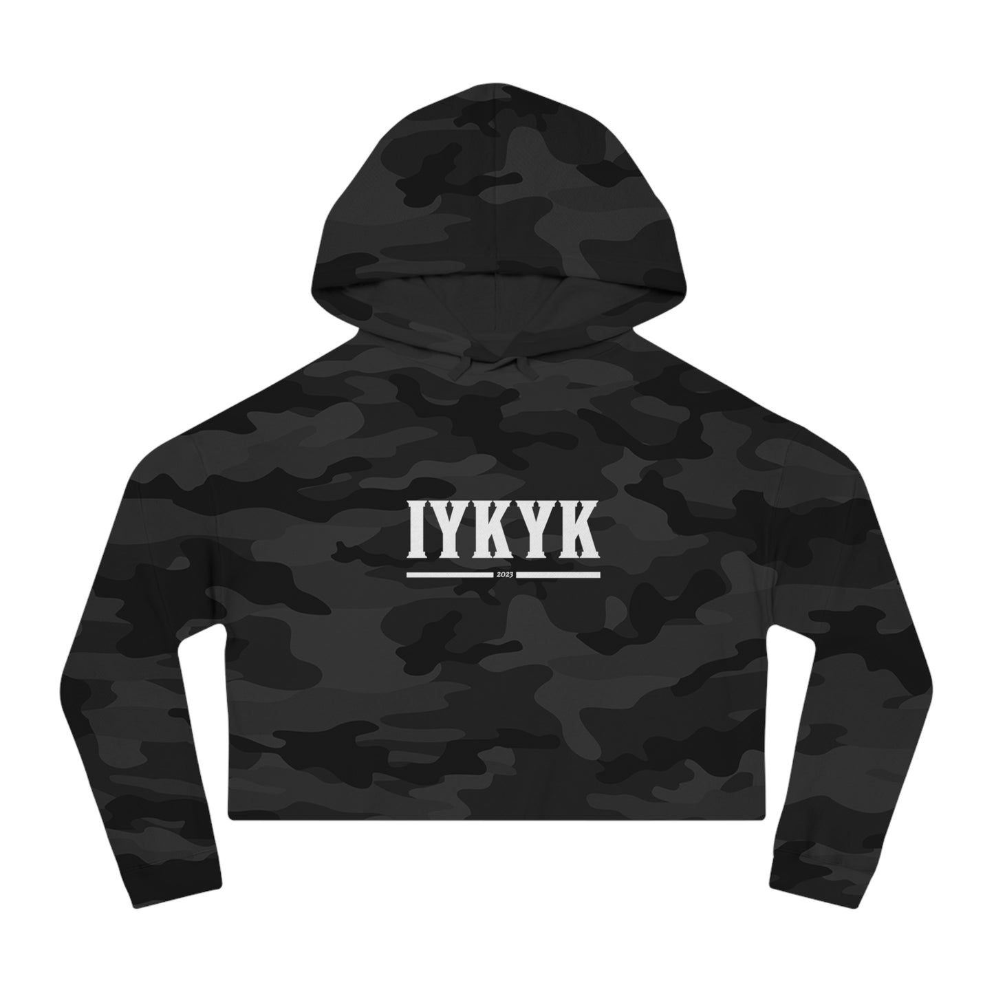 If you know you know Cropped Hooded Sweatshirt