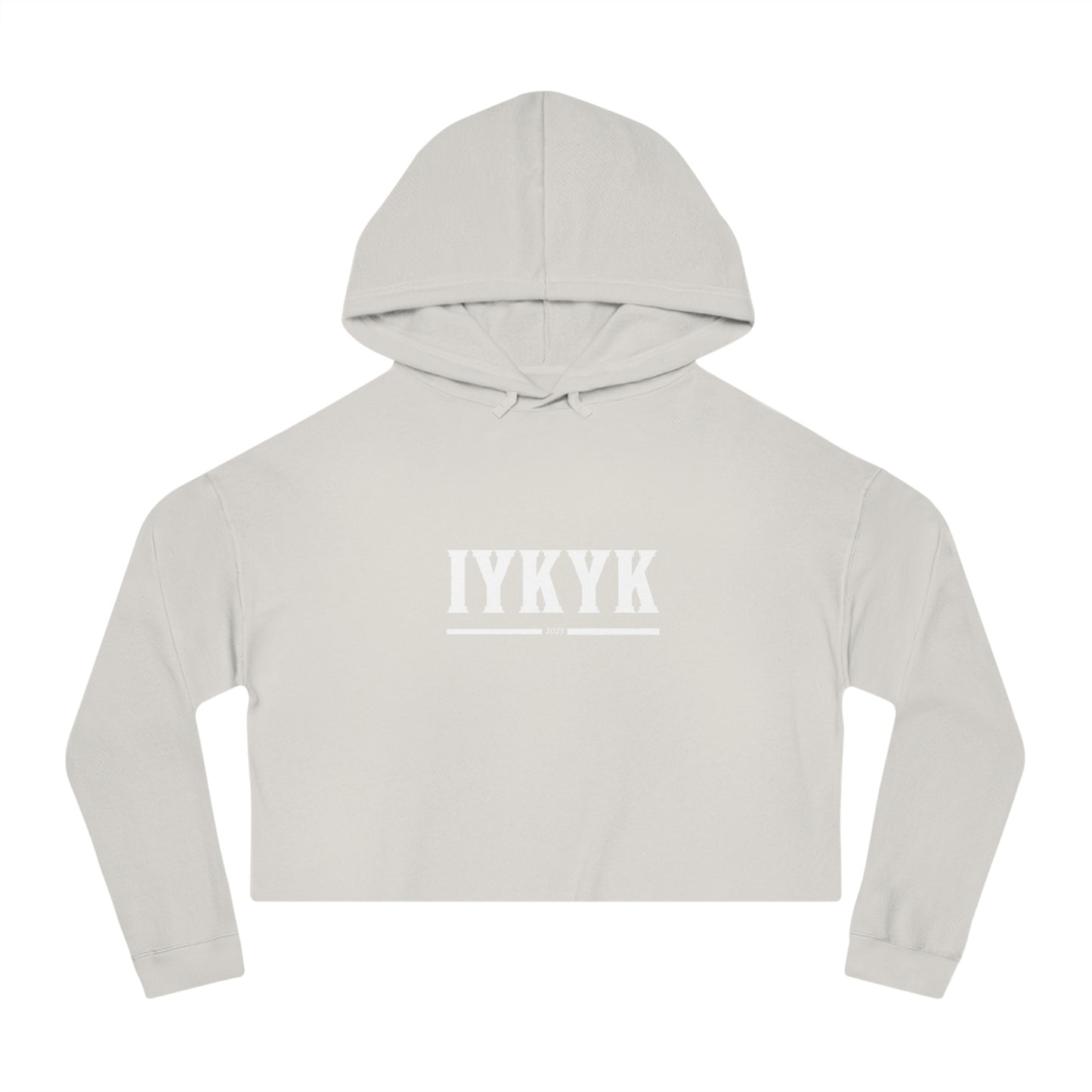 If you know you know Cropped Hooded Sweatshirt