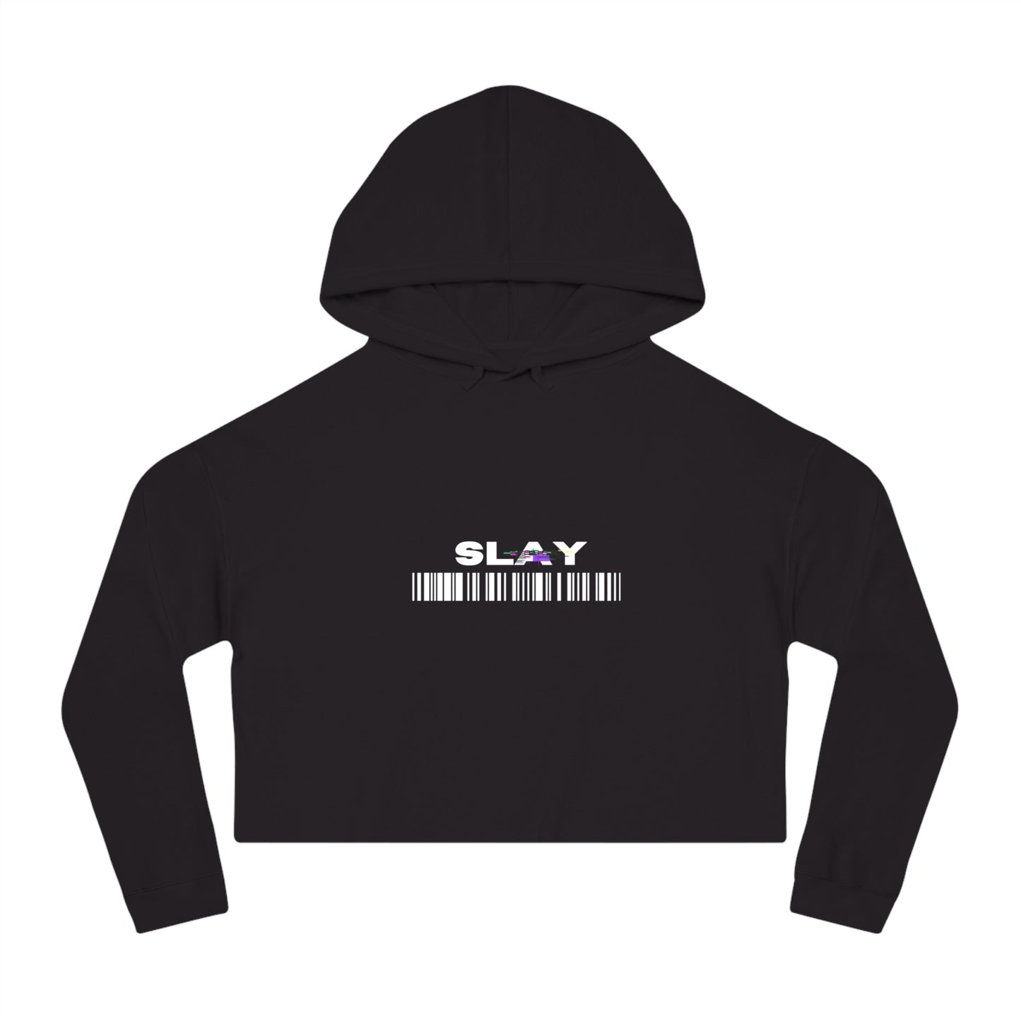 SLAY women’s Cropped Hooded Sweatshirt