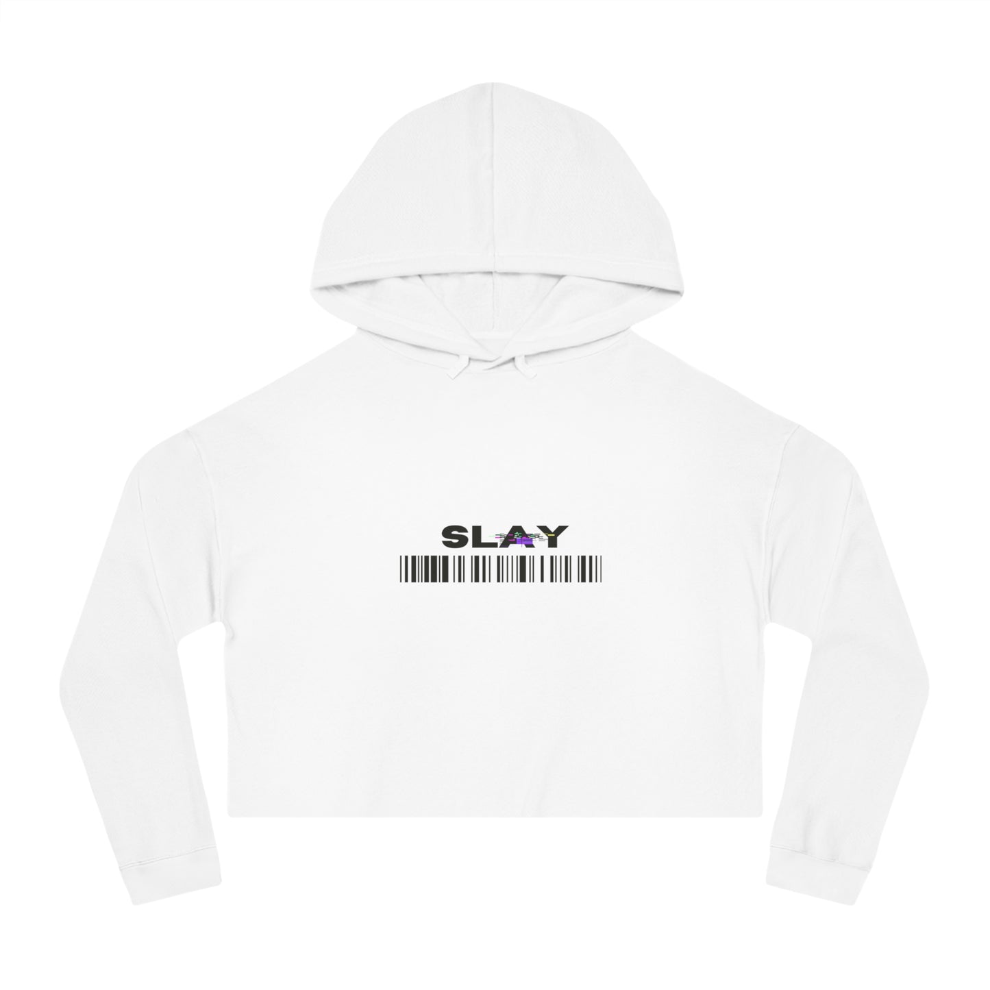 SLAY women’s Cropped Hooded Sweatshirt